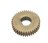 ELILANEY 29 Teeth 0.6 Module Straight Teeth Copper Gear 18.6mm Diameter 5mm Thick 0.6M 28T Cylindrical Gear D Shape Hole Pinion mechanical(8x7mm D bore)
