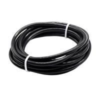 ELILANEY 2mm x 4mm ID 2mm OD 4mm PTFE Tube for 3D Printer Parts Pipe 1.75mm Filament Guide Convey Bendable(Black,10 Meter)