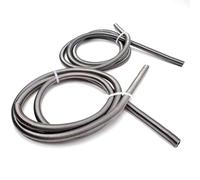 ELILANEY 2pcs 1000mm 39.37" Long Extension Spring 0.5mm Wire Diameter Small Coil Tension Springs for Home Projects elastic(0.5mm x 8mm x 1000mm)