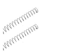 ELILANEY 2pcs 300mm 11.81" Metal Machinery Coil Extended Compressed Spring, Stainless Steel Coil Springs elastic(300mm x 0.5mm x 9mm)