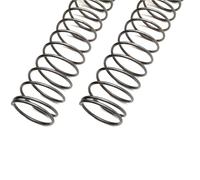 ELILANEY 2pcs 305mm 12" Y Type Compression Springs, 1.2mm, 1.4mm, 1.5mm Wire Diameter 65Mn Steel Spring for Motor Equipment elastic(1.2mm x 16mm x 305mm)