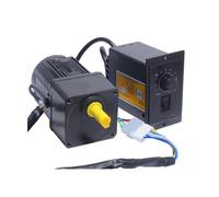 ELILANEY 3RK15GN-C AC Reversible Gear Motor 15W 220V AC Single Phase Speed Adjustable 70x70mm Variable Speed Reducer Motor torque reduction(83rpm)