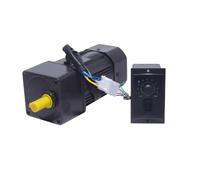 ELILANEY 5RK120RGU-CF Speed Control Motor 120W 220V AC Single Phase Reversible Gear Motor 90x90mm Frame Adjustable Speed torque reduction(10K 135RPM)