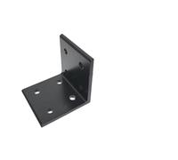 ELILANEY 8 Hole Corner Bracket for 2040 3060 Aluminum Profile Black L Shaped Connector Bracket Corner Angle Joint Fitting Support Fixing(2040)