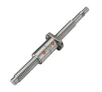ELILANEY DFU1605 Ball Screw with Double Ball Nut 16mm Diameter 5mm Lead Right Hand Thread C7 Grade Rolled Screw BK12 BF12 End Machined stage travel(600mm)