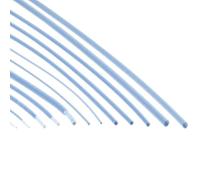 ELILANEY Diameter 0.5mm to 15mm PTFE Heat Shrink Tube 1.7:1 Shrinkage Ratio 260℃ High Temperature Pipe 600V Translucent convey bendable(0.5mm)