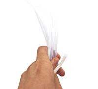 ELILANEY Insulated Hose Extruder 1 Meter PTFE FEP Tube For 3D Printer Parts Pipe ID 0.5mm 4mm 5mm 6mm 7mm 8mm 10mm 12mm 14mm convey bendable(White,ID 4mm x 6mm OD)