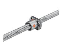 ELILANEY No End Machined SFU2510 Left Hand Thread Ball Screw with SFU2510-4 Ball Nut C7 Accuracy 25mm Diameter 10mm Pitch stage travel(500mm)