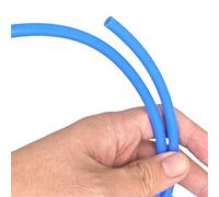 ELILANEY PTFE FEP Tube for 3D Printer Parts Pipe 1mm 2mm 3mm 4mm 5mm 6mm 8mm Convey Bendable(Blue,ID 6mm x 8mm OD)