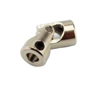 ELILANEY Universal Joint Coupling 2mm 3mm 3.17mm 4mm 5mm 6mm 6.35mm 8mm 10mm 12mm Boat Car Shaft Coupler Motor Connector shaft adjustable(10mm x 10mm)