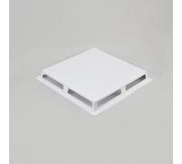 Elima-Draft Commercial 3-Way Air Deflector Vent Cover for 24" x 24" Diffusers (Diffuser Cover)