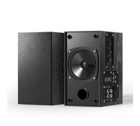 Elimavi Active Bookshelf Speakers, 30W X 2 Computer Speaker With 4 Inch Woofer, External TV Speakers With 3.5-RCA Input For PC and Home Surround Sound, Black for Wall Mounting