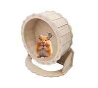 Eliminates the risk of movement, with an anti-tip structure that improves secure stability during rapid rotation of the hamster wheel, chewing climbing needs