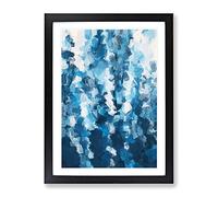 Eliminating The Moon Abstract Framed Print | A2 Black Framed Wall Art | Ready to Hang | Abstract Space Picture | Living Room Bedroom Lounge Office