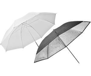 Elinchrom Two Piece Umbrella Set - Translucent / Silver