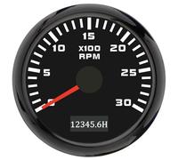 ELING 52mm Universal Tachometer 3000RPM Gauge REV Counter with 7 Colors Backlight for Forklift Tractors