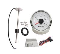 ELING 52mm Water Level Tank Gauge with 8 Colors Backlights for Auto Motorboat with 0-190ohm Level Sending Unit Sensor 500mm for Tractor Ships