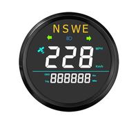 ELING 85MM GPS Speedometer MPH KMH Unit Odometer Speed Gauge High Beam Turn Left Right Light for RV SUV 12V 24Volts