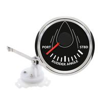 ELING Boat Rudder Angle Gauge Indicator 0-190ohm With Rudder Sensor Set With Backlight 52mm 12V/24V
