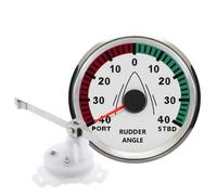 ELING Boat Rudder Angle Indicator Gauge Meter 0-190ohm Signal with Rudder Sensor 85mm 9-32V with Backlight