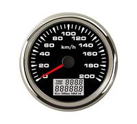 ELING Car Motorcycle GPS Speedometer Velometer 0-200KM/H Speed Odometer Mileage With Backlight 85mm