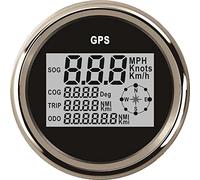ELING Universal Digital GPS Speedometer Speedo Gauge ODO COG TRIP For Car Motorcycle Truck Yacht Vessel 3-3/8 inches (85mm) 9-32V