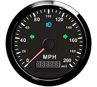 ELING Universal GPS Speedometer Odometer 200MPH Overspeed Alarm for Boat Car Truck Motorcycle 85MM