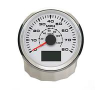 ELING Universal GPS Speedometer Odometer 80MPH 120KM/H With ODO COG TRIP 85mm 12V 24V