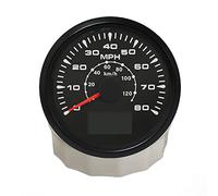 ELING Universal GPS Speedometer Velometer 0-80MPH 0-120KM/H Odometer For Car Racing Motorcycle 3-3/8 inches(85mm)