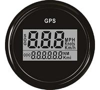 ELING Warranted Digital GPS Speedometer Odometer Gauge for Car Boat Motorbike With Backlight 2 inches(52mm) 12V 24 Volt