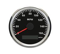 ELING Warranted MPH GPS Speedometer Odometer 160MPH for Car Motorcycle Tractor Truck with Backlight 85mm 12V/24V