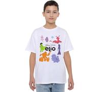 Elio Disney Space Aliens Boys T Shirt, White, 7-8 Years