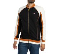 Eliot Flat Lock Detail Track Jacket Black/Gardenia/Pumkin Spice S