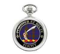 Eliott Scottish Clan Crest Full Hunter Pocket Watch