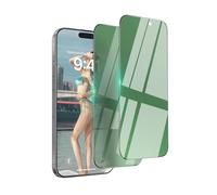 Eliphelet 2 Pack for iPhone 17 Pro Max Privacy Screen Protector Tempered Glass for iPhone 17 Pro Max 6.9inch Gradient Green Anti Spy Anti Blue Light Full Coverage Easy Installation Bubble Free