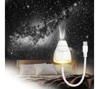EliphonTowne 2-in-1 Galaxy Projector - Galaxy Night Light with 12 Projection Films，360°Adjustable Space Led Lights, Starry Planetarium Projectors with Dimmable Night Light for Car, Bedroom, Party