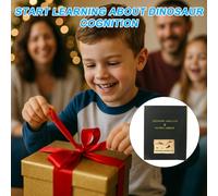 EliphonTowne 3d Dinosaur Book - Pooped Prehistoric Dinosaur Book, Funny Dinosaurs Encyclopedia, Interactive Prehistorica Dinosaurs, Gift for Books Animals Nature Lovers/Children Kids