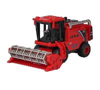 EliphonTowne Combine Harvester Toys - Simulating Wheat Cutting Scenes and Multi Joint Movable Farm Toys, Combination Harvester RED