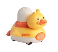 EliphonTowne Duck Toddler Car Toys - Push Wind Up Animal Cars for Toddlers Toy Animals, Baby Kids Fine Motor Skills 1 Year Old + Little People Click Clack, Wind-up Educational Boys