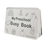 EliphonTowne Preschool Busy Book - Pre School Busy Book, the Learning Journey Baby Book, Early Development & Activity Toys Quiet Book, Busy Book for 2/3/4 Year Old