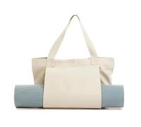EliphonTowne Yoga Mat Bag - Durable Portable Sport Gym Bag Womens,Can Placement of Thick Yoga Mat, Large Capacity Can Contains All Items for Fitness,Essential Items for Womens Gym Set-White