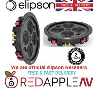 Elipson IC8SLIM 8" Ultra Slim In-Ceiling 3-Way Speaker Dolby Atmos DTS:X 70W