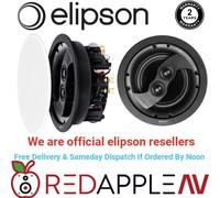 Elipson IN-IC6ST 6" In-Ceiling Stereo Speaker for Bathroom Kitchen Flush Mount