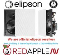 Elipson IN-IW8 8" Rectangular In-Wall Speaker 125W Pro Custom Install