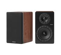 Elipson Prestige Facet II 6B Bookshelf Speakers (Pair) Black Matt / Walnut