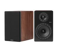 Elipson Prestige Facet II 8B Bookshelf Speakers (Pair) Black Matt / Walnut