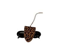 ELIRAR Glasses Case Sunglasses Vocation Lens Jacket starfish Cute Dopamine Halter Bag Charm for Women Gift, Dark Leopard Print, One Size