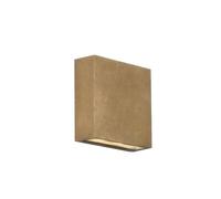 Elis Coastal Twin LED Wall Outdoor Lamp Antique Brass
