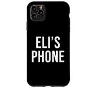 Eli's Phone Black White Name Eli Case for iPhone 11 Pro Max