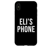 Eli's Phone Black White Name Eli Case for iPhone XS Max